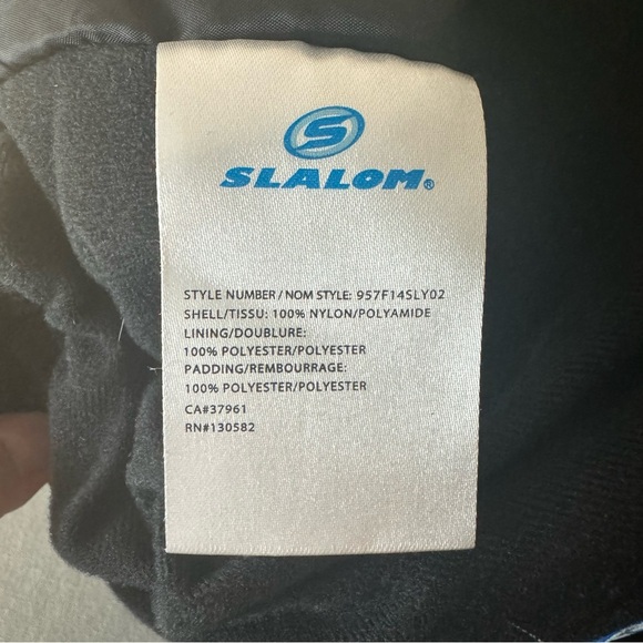 SLALOM Kids Winter Snow Pants Black Insulated Water Resistant - Picture 11 of 12